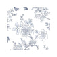 Sample FH37539 Farmhouse Living Butterfly Toile  Norwall Wallpaper