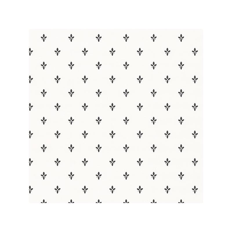 Sample FK26912 Black Floral wallpaper Norwall Wallpaper