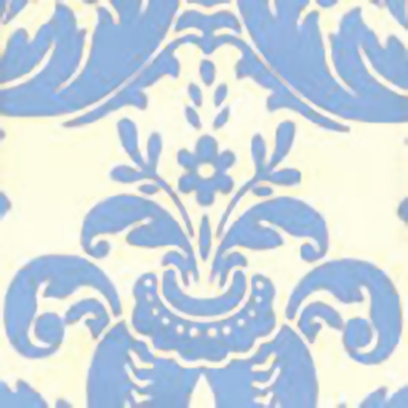 Sample 302157W Monty, China Blue On Off White by Quadrille Wallpaper