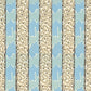 Sample 5060-03WP Bijou Stripe, New Blue Brown Taupe by Quadrille Wallpaper