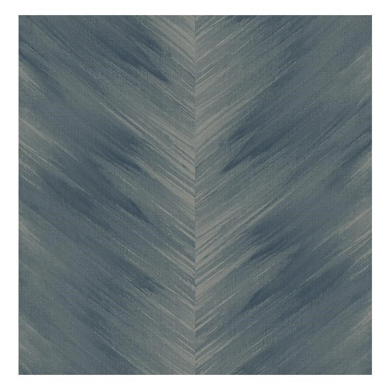 Sample Carl Robinson  CR60702, Nightingale color Blue  Chevron Wallpaper