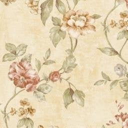 Acquire SE51704 Elysium Reds Floral by Seabrook Wallpaper