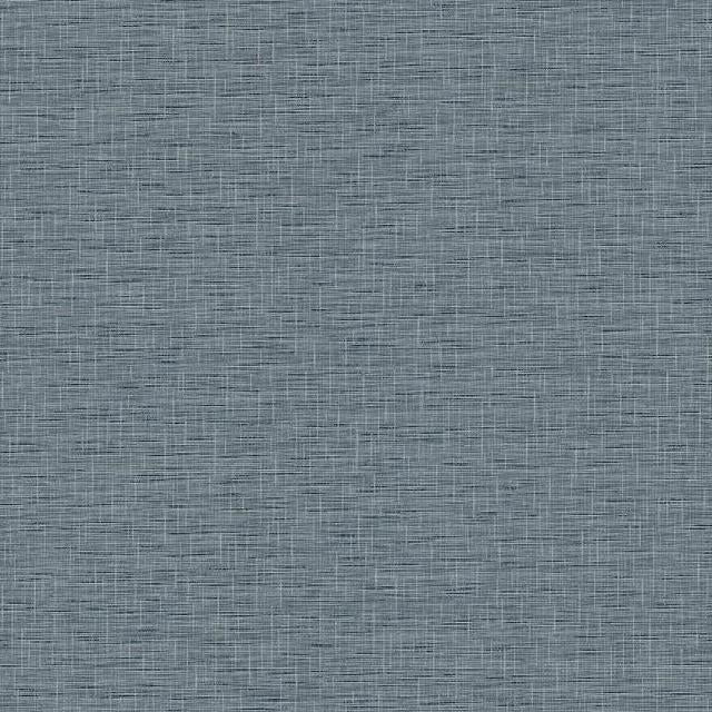 Find FH4057 Simply Farmhouse Silk Linen Weave Navy York Wallpaper