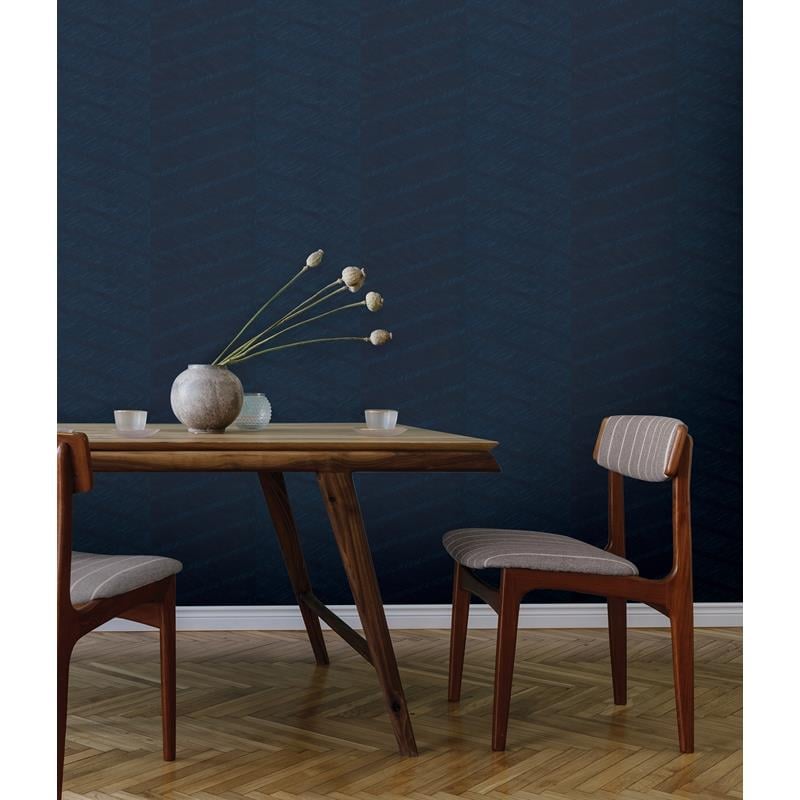 SLS3979 Scott Living Indigo Wayward Peel &amp; Stick Wallpaper by NuWallpaper2