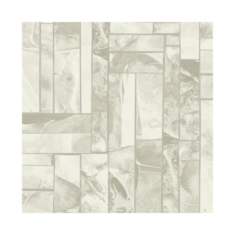 Sample DL2985 Natural Splendor, Moonbeams  color Silver, Foil by Candice Olson Wallpaper