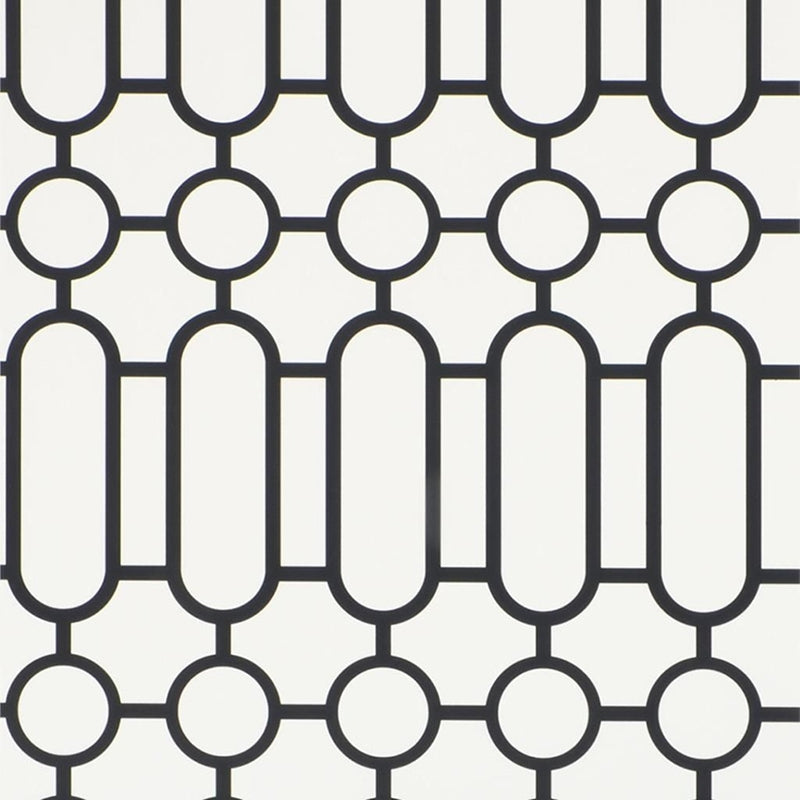 View P537/03 Porden Black And White by Designer Guild Wallpaper