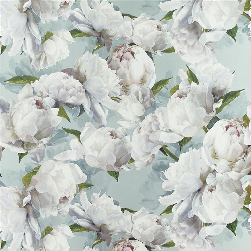 Select PDG1094/01 Peonia Zinc by Designer Guild Wallpaper