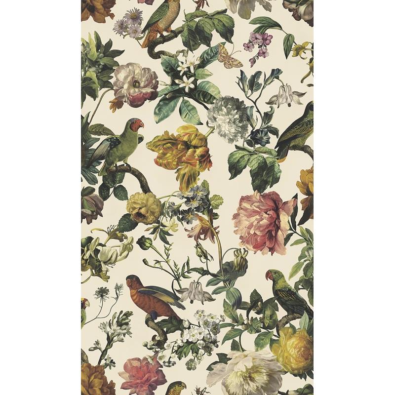 Sample 307301 Museum, Claude Cream Floral Wallpaper by Eijffinger