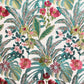 Sample 10341 Olga Island, Aqua/Teal, Pink by Magnolia Fabric