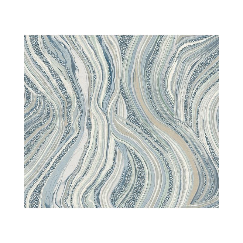 Sample HO2173 Ronald Redding Traveler Streaming Cheetah Blue Ronald Redding Wallpaper