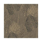 Sample SD3750 Masterworks, Black Leaves Wallpaper by Ronald Redding
