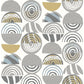 Sample 4014-26443 Seychelles, Mahe Grey Mod Geometric Wallpaper by A-Street Prints Wallpaper