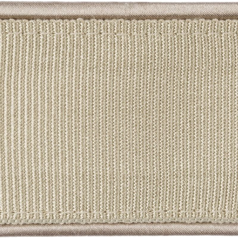 Sample T30743.611.0 Satin Edge Band Mink Taupe Trim Fabric by Kravet Design