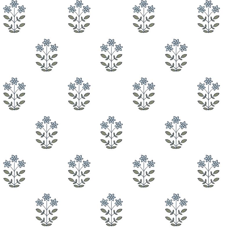 Looking for AST4358 Erin Gates Kit Blue Heather Floral Wallpaper Blue Heather A-Street Prints Wallpaper