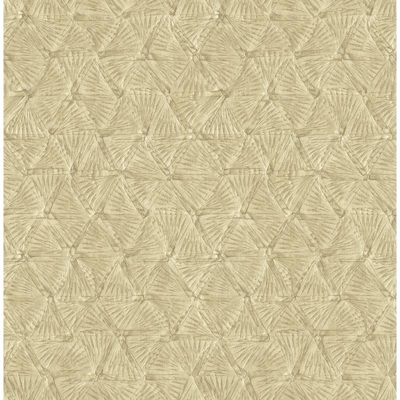 Save on 2970-26119 Revival Wright Gold Textured Triangle Wallpaper Gold A-Street Prints Wallpaper