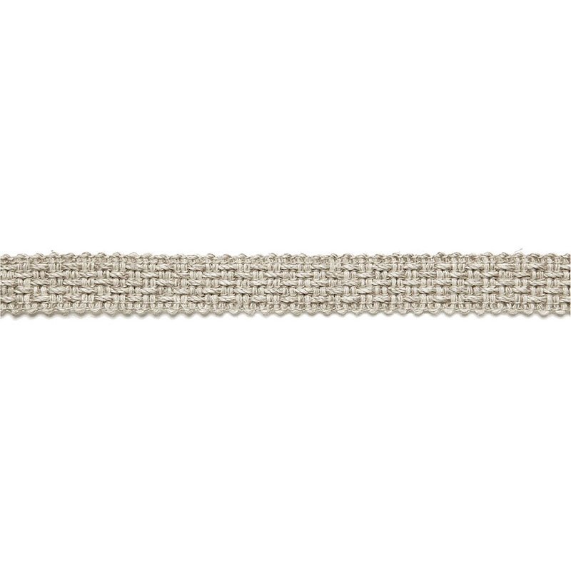 65541 Alix Linen Gimp Greige by Schumacher 1,65541 Alix Linen Gimp Greige by Schumacher 2