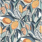 Purchase 4014-26421 Seychelles Meyer Teal Citrus Wallpaper Teal A-Street Prints Wallpaper