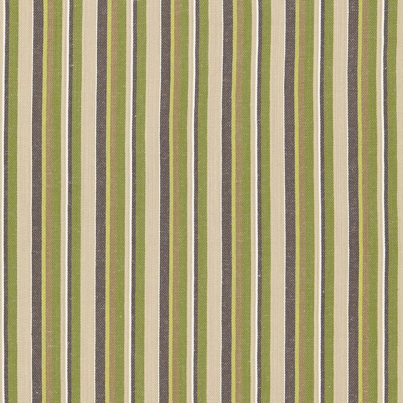 Purchase sample of 66031 Kiawah Stripe, Vert by Schumacher Fabric