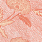Sample 4060M-04WP Flores Ii, Orange Cream on White by Quadrille Wallpaper