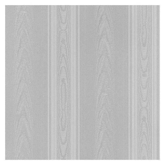 Select SK34747 Simply Silks 3 Grey Stripe Wallpaper by Norwall Wallpaper