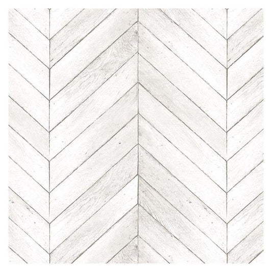 Shop G68000 Organic Textures Neutral Chevron Wood Wallpaper by Norwall Wallpaper