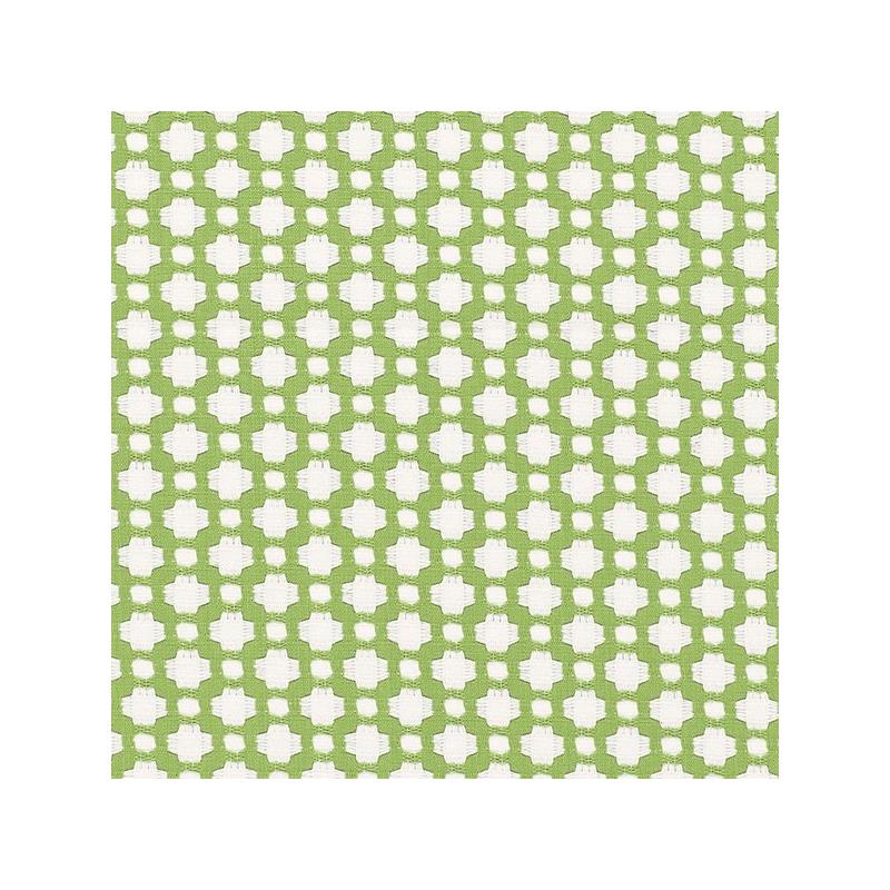 Purchase sample of 65688 Betwixt, Leaf/Blanc by Schumacher Fabric