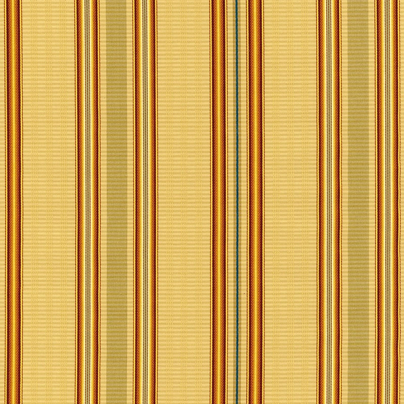 Purchase sample of 62183 Biella Silk Stripe, Spice by Schumacher Fabric