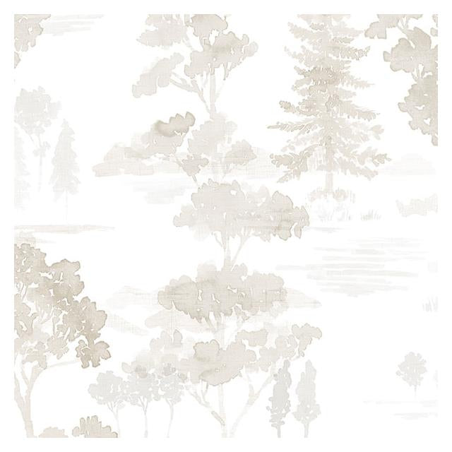 View FW36828 Fresh Watercolors Beige Forest Wallpaper in Beige Grey & White by Norwall Wallpaper
