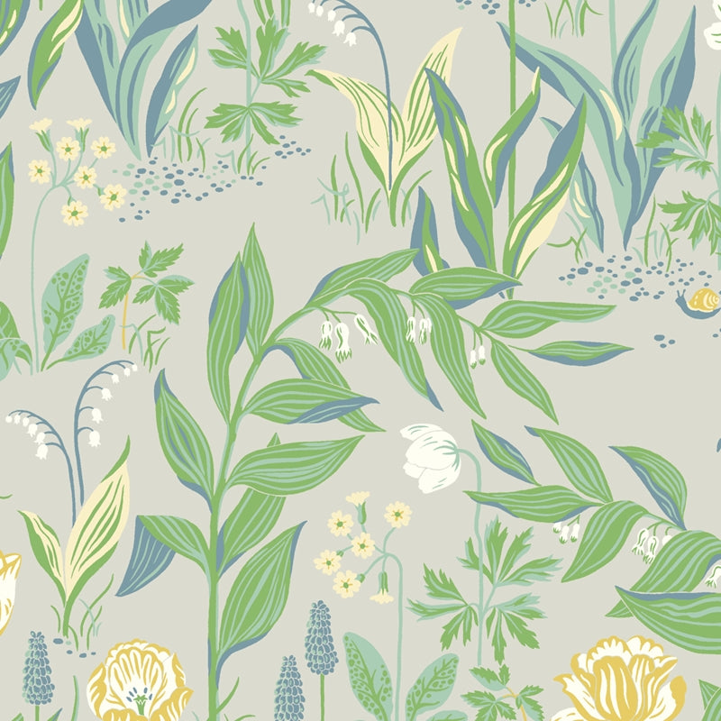 Sample 7220 Spring Garden, Leaf Multi By Borastapeter Wallcovering