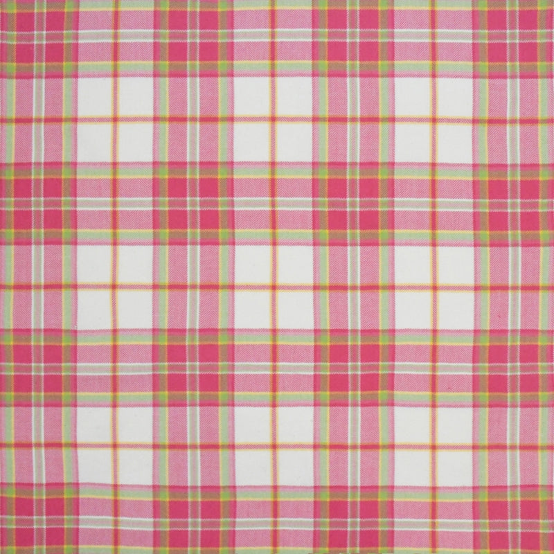 Acquire S5108 Punch Plaid Pink Greenhouse Fabric