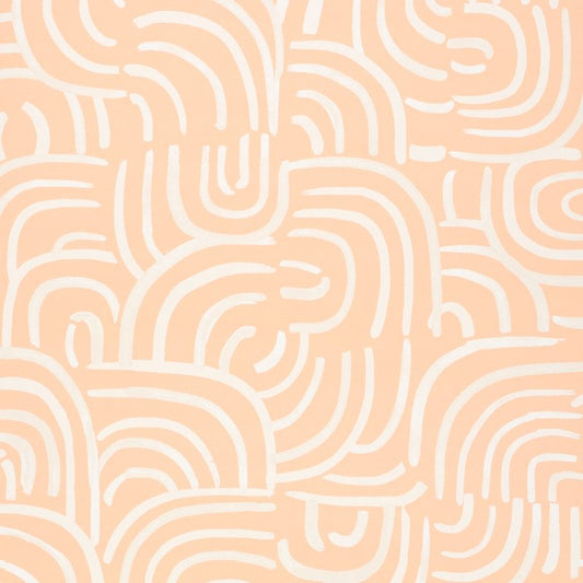 View 5013692 New Beat Light Peach Schumacher Wallcovering Wallpaper