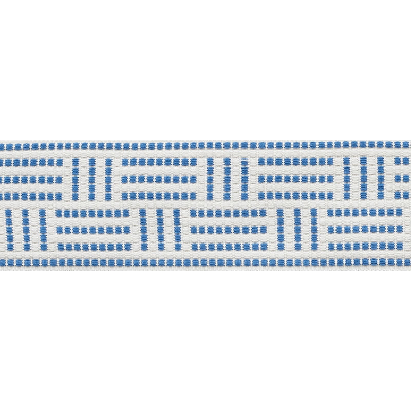 75960 | Brickell Tape, Blue - Schumacher Fabric