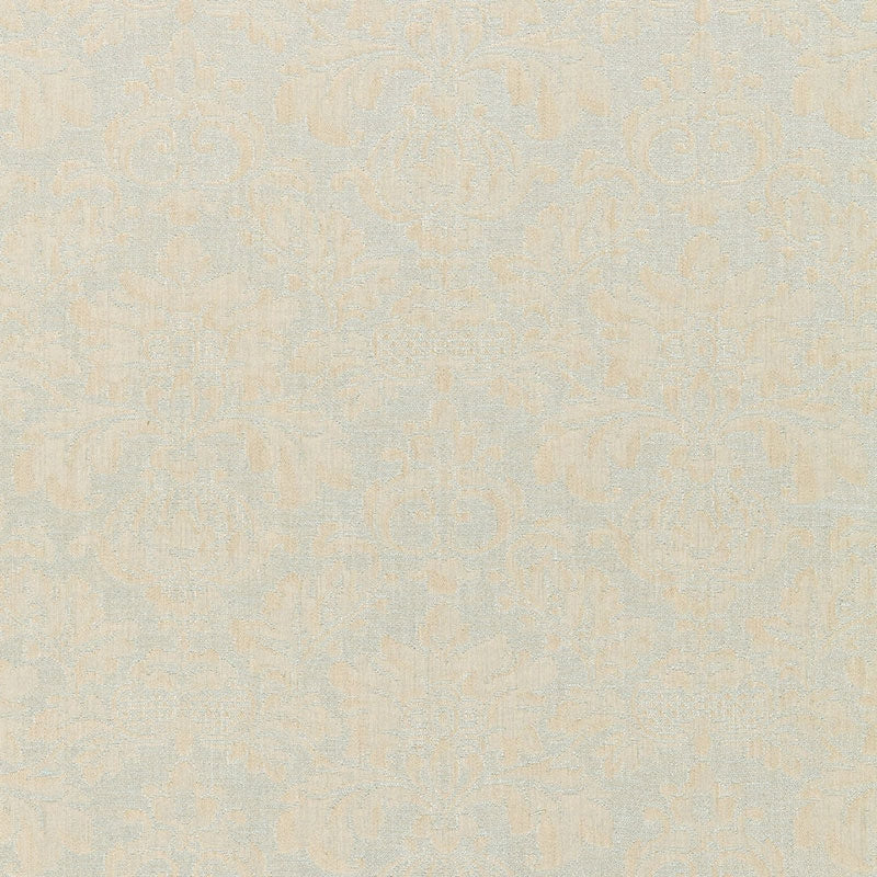 Purchase sample of 66622 Montisi Linen Damask, Moonstone by Schumacher Fabric