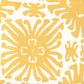 Sample 2475WP-03 Sigourney Small Scale, Yellow on White by Quadrille Wallpaper