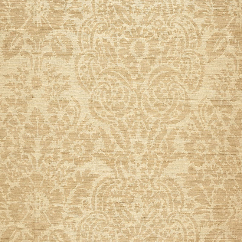 Purchase sample of 174611 Malay Damask Print, Candlelight by Schumacher Fabric