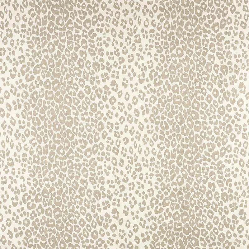 Purchase sample of 175721 Iconic Leopard, Linen by Schumacher Fabric