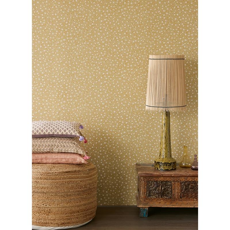 316052 Posy Marguerite Chartreuse Floral Wallpaper by Eijffinger,316052 Posy Marguerite Chartreuse Floral Wallpaper by Eijffinger2