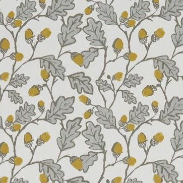 View F1182/02 Acorn Trail Botanical by Clarke And Clarke Fabric