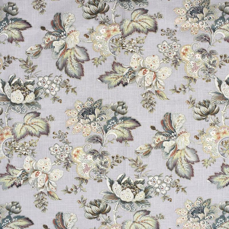 View S2015 Silverpine Gray Floral Greenhouse Fabric