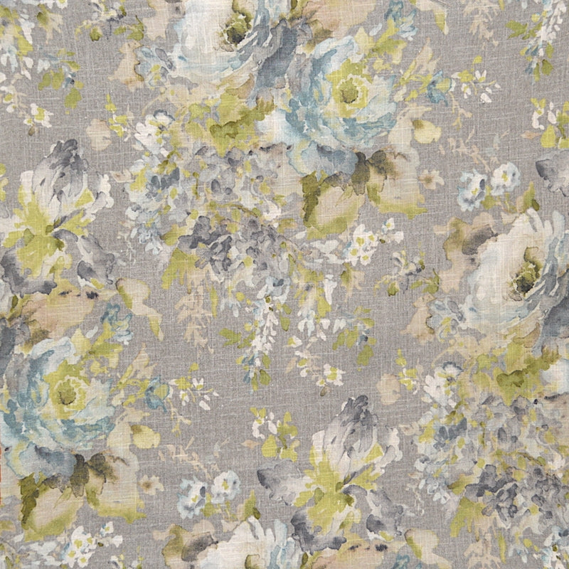 Sample 8516 Tijuana Dove, Gray Floral Multipurpose Magnolia Fabric