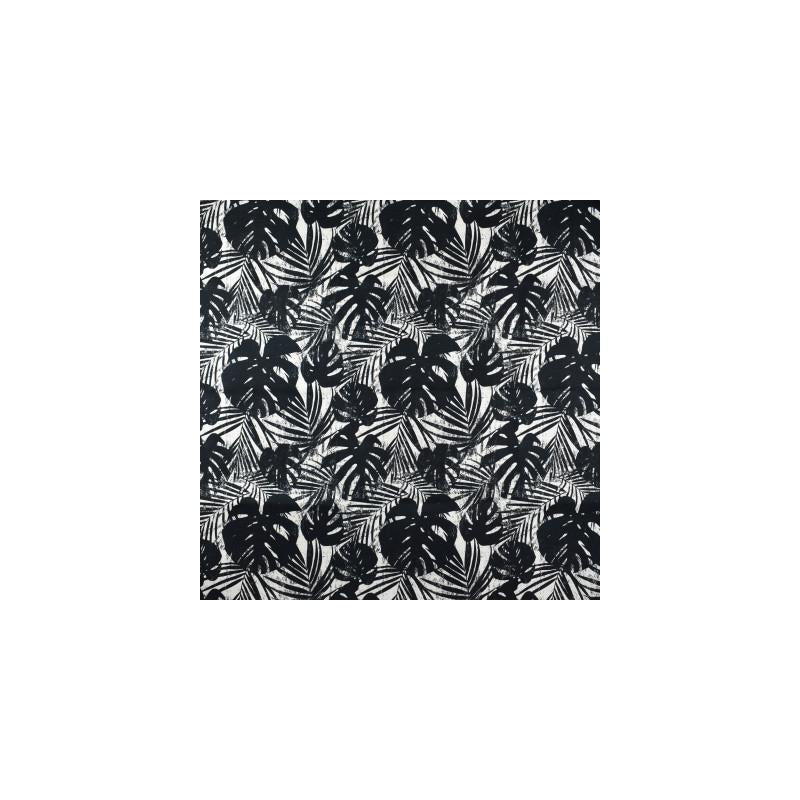 Save F2792 Shadow Black Botanical Greenhouse Fabric