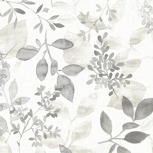 Select 2716-23867 Gossamer Grey Botanical A-Street Prints Wallpaper