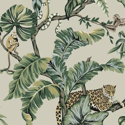 Save HO2144 Ronald Redding Traveler Jungle Cat Beige Ronald Redding Wallpaper