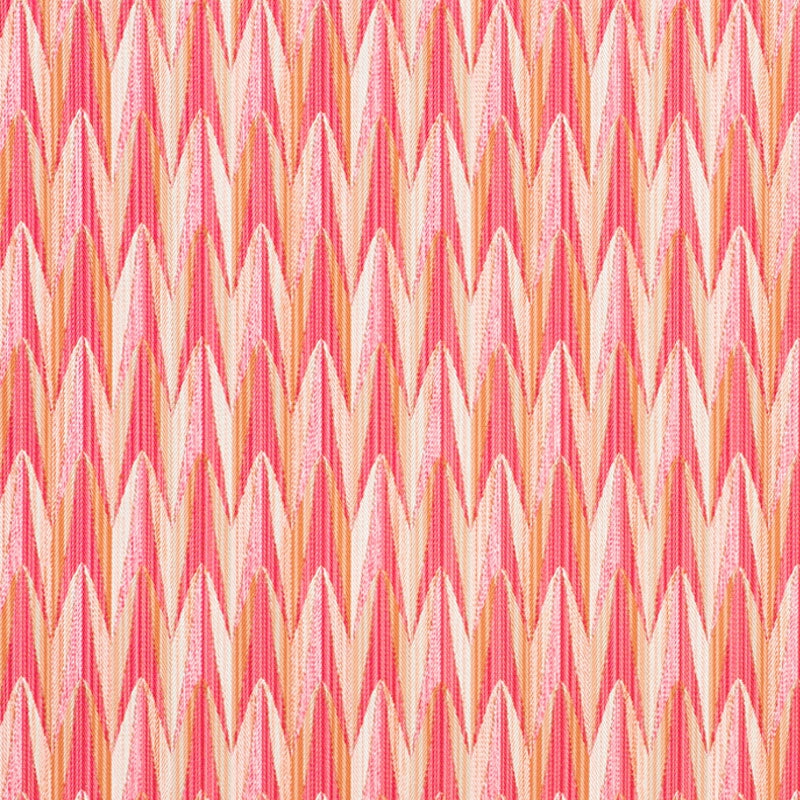 Purchase sample of 75911 Verdant, Pink & Orange by Schumacher Fabric