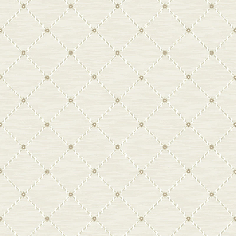 Sample 2267 Golden Trellis, Parchment And Gold By Borastapeter Wallpaper