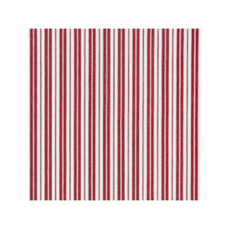 Sample 27115-004 Devon Ticking Stripe, Currant - Scalamandre Fabric (SC 000427115)
