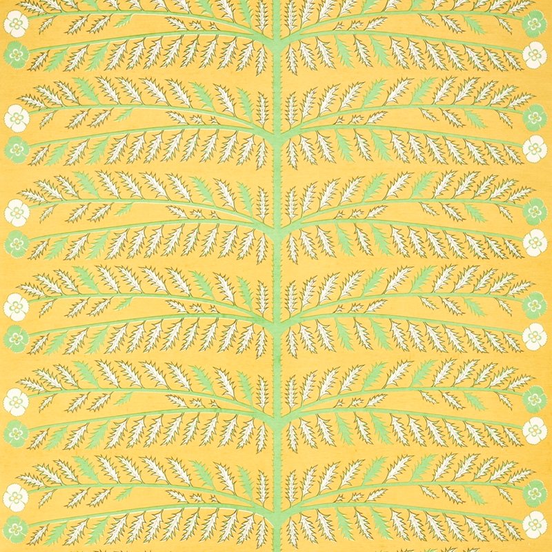 Purchase sample of 179532 Thistle, Mustard by Schumacher Fabric