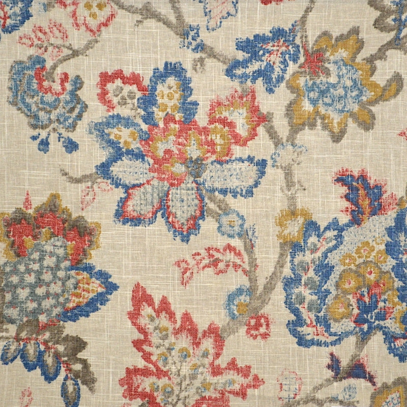 Save 8490 Mcabee Traditional Multicolored Floral Multipurpose Magnolia Fabric