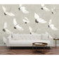 Purchase ASTM3909 Katie Hunt Crane You Later Dove Grey Wall Mural A-Street Prints Wallpaper