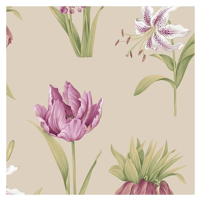 Select PA34237 Paradise Pink Floral Wallpaper by Norwall Wallpaper